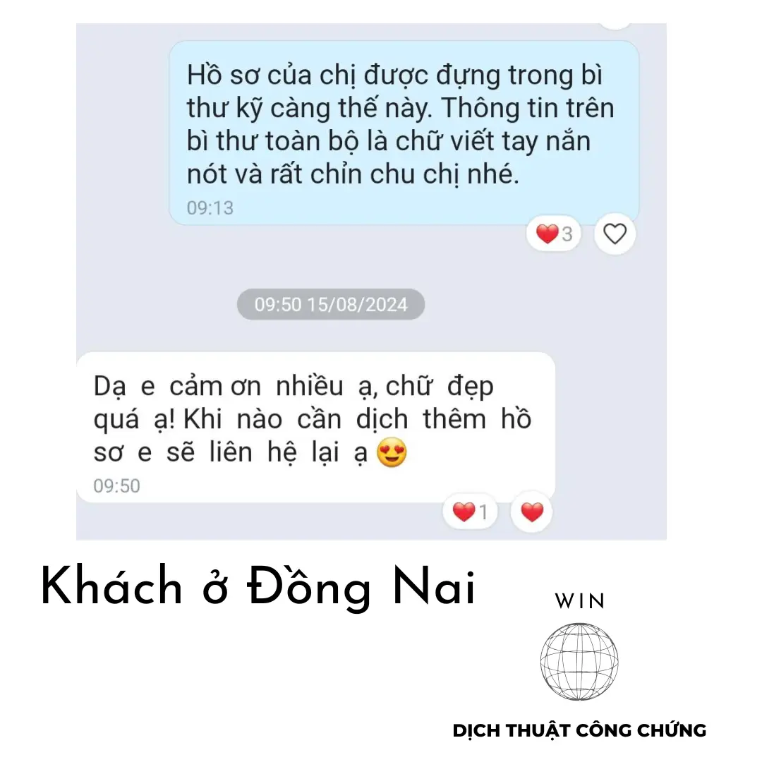 cảm nhận của khách hàng Đồng Nai