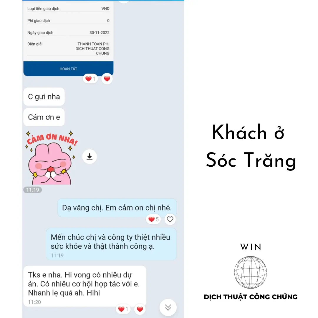 cảm nhận của khách hàng Sóc Trăng